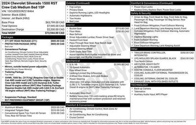 2024 Chevrolet Silverado 1500 RST