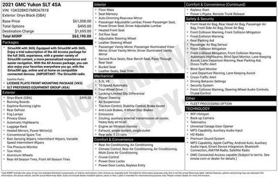 2021 GMC Yukon SLT