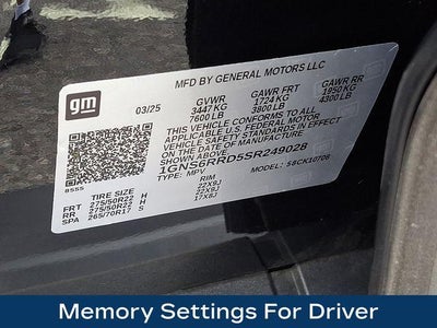 2025 Chevrolet Tahoe RST