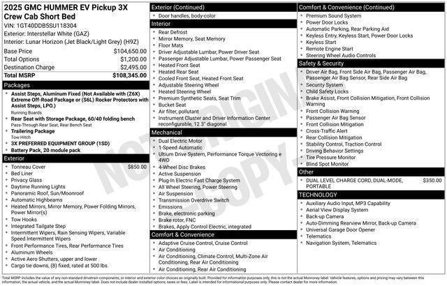 2025 GMC HUMMER EV Pickup 3X
