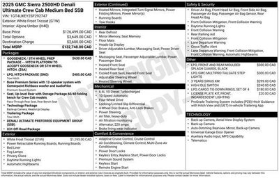 2025 GMC Sierra 2500 HD Denali Ultimate