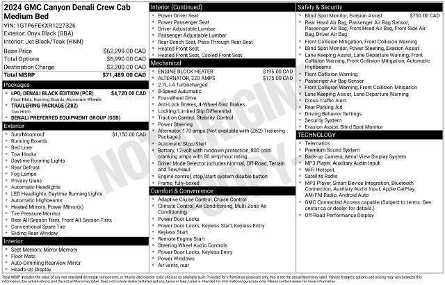 2024 GMC Canyon Denali