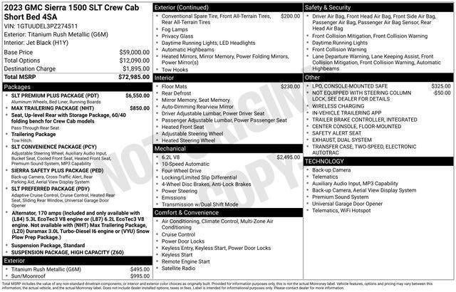 2023 GMC Sierra 1500 SLT