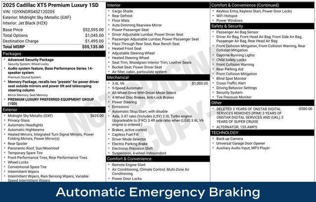 2025 Cadillac XT5 AWD Premium Luxury