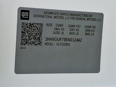 2025 Chevrolet Express Cutaway 4500 Base