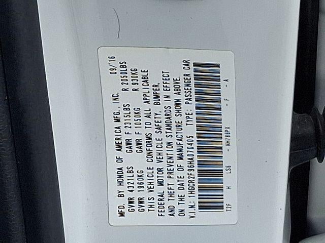 2017 Honda Accord EX-L