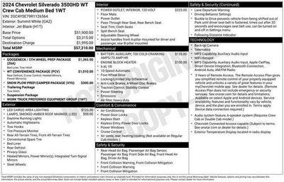 2024 Chevrolet Silverado 3500 HD Work Truck