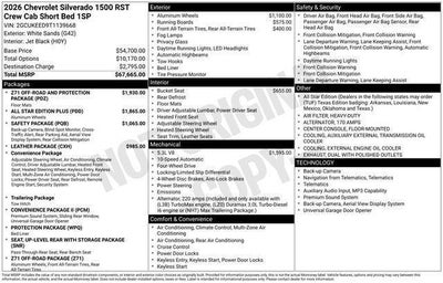 2026 Chevrolet Silverado 1500 RST