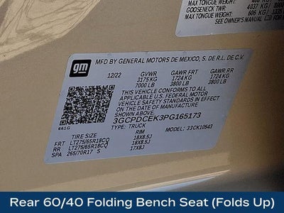 2023 Chevrolet Silverado 1500 Custom Trail Boss