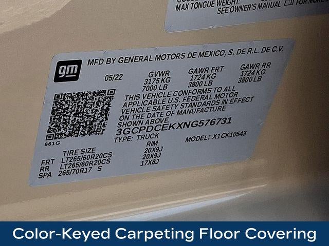 2022 Chevrolet Silverado 1500 Custom Trail Boss