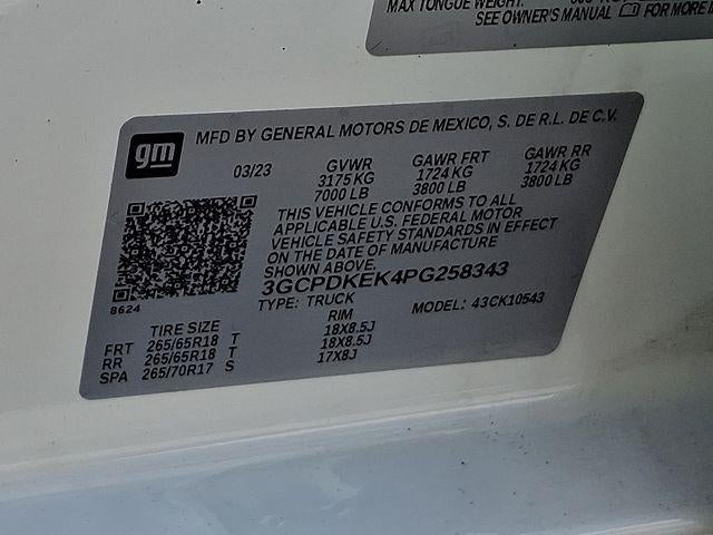 2023 Chevrolet Silverado 1500 LT (2FL)