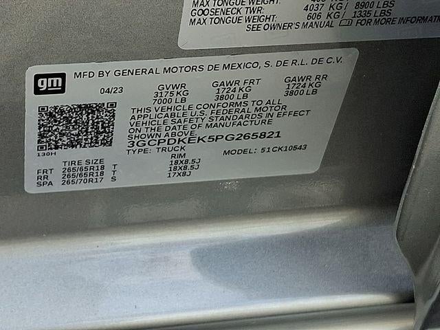 2023 Chevrolet Silverado 1500 LT (2FL)