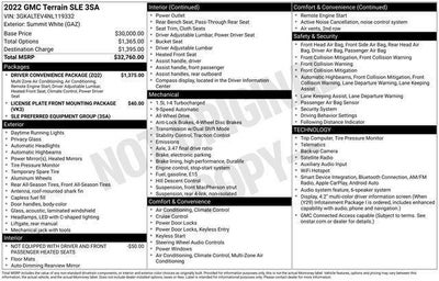 2022 GMC Terrain SLE