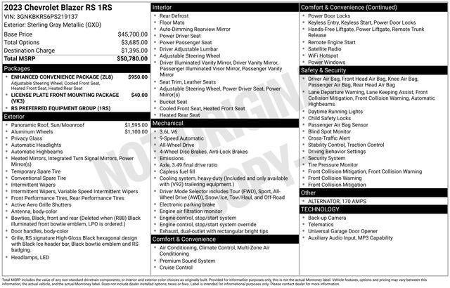 2023 Chevrolet Blazer RS