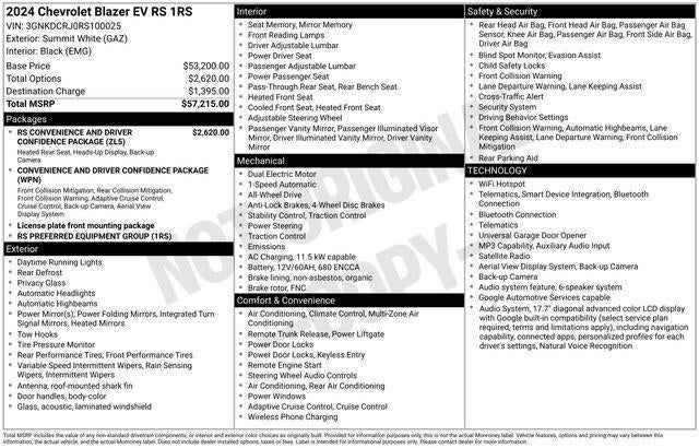 2024 Chevrolet Blazer EV RS