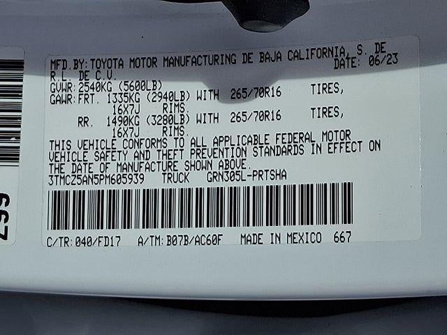 2023 Toyota Tacoma TRD Sport