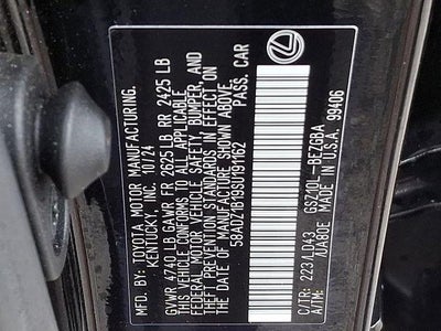 2025 Lexus ES 350 ES 350