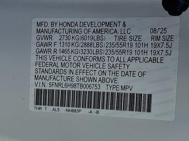 2026 Honda Odyssey Elite