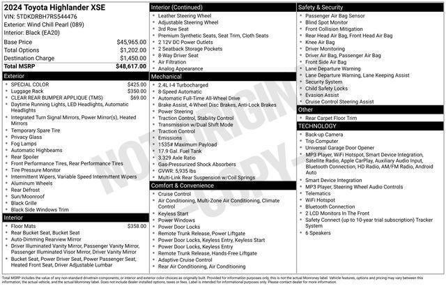 2024 Toyota Highlander LE
