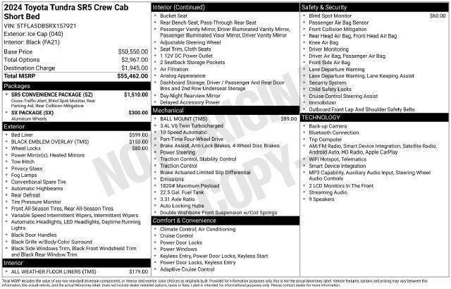 2024 Toyota Tundra 4WD SR5