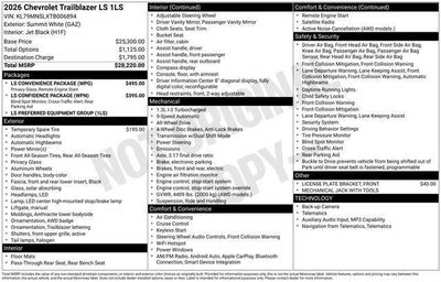 2026 Chevrolet Trailblazer LS