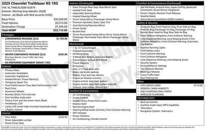 2025 Chevrolet Trailblazer RS