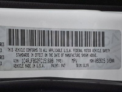 2015 Jeep Grand Cherokee Limited