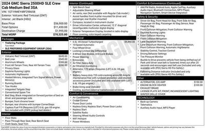 2024 GMC Sierra 2500 HD SLE