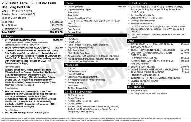 2023 GMC Sierra 3500 HD Pro