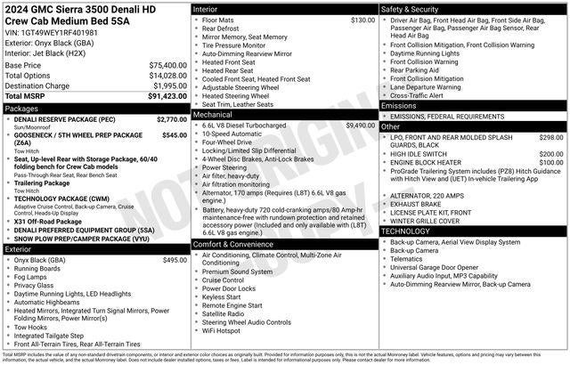 2024 GMC Sierra 3500 HD Denali