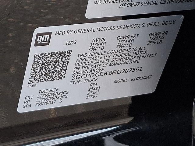 2024 Chevrolet Silverado 1500 Custom Trail Boss