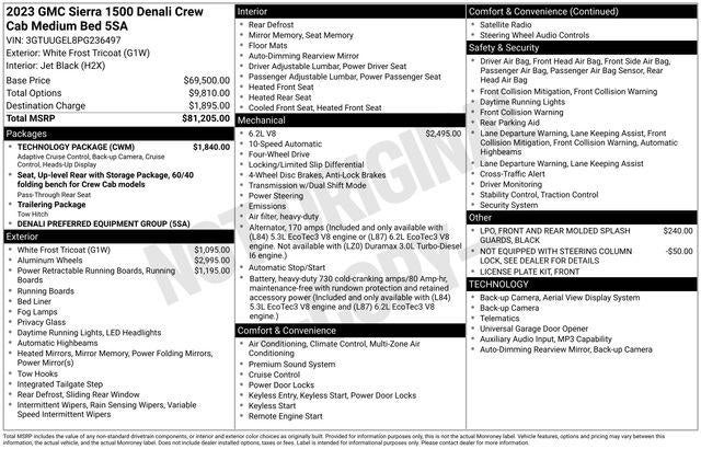 2023 GMC Sierra 1500 Denali