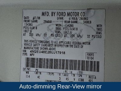 2008 Mercury Mountaineer Premier