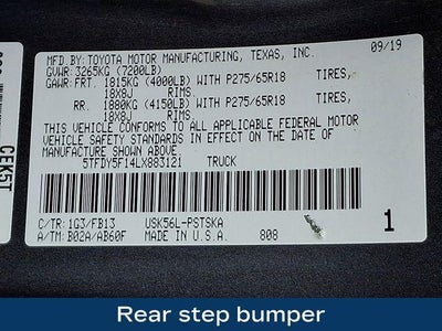 2020 Toyota Tundra SR5