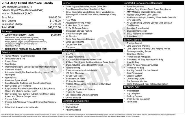 2024 Jeep Grand Cherokee Laredo 4x4