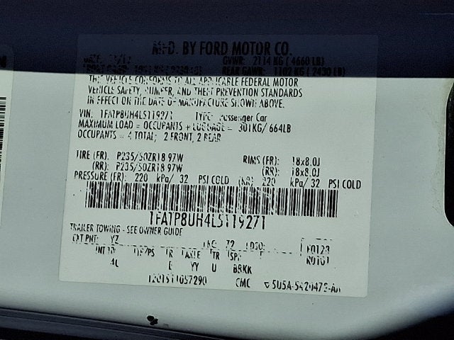 2020 Ford Mustang EcoBoost Premium Convertible