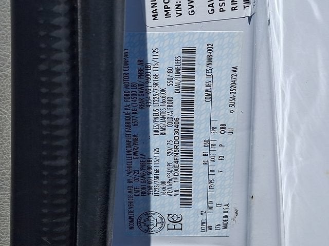 2024 Ford E-Series Cutaway E-450 DRW 158" WB