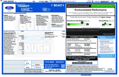 2025 Ford Transit Cargo Van T-250 130" Low Rf 9070 GVWR RWD