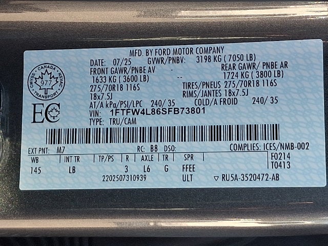 2025 Ford F-150 Tremor