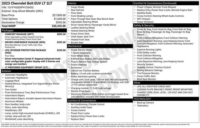 2023 Chevrolet Bolt EUV LT