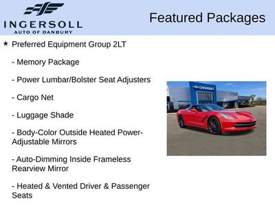 2014 Chevrolet Corvette Stingray Z51 2LT