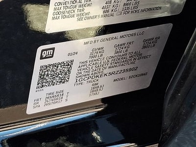 2024 Chevrolet Silverado 1500 LT (2FL)