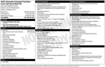 2025 Chevrolet Colorado Trail Boss