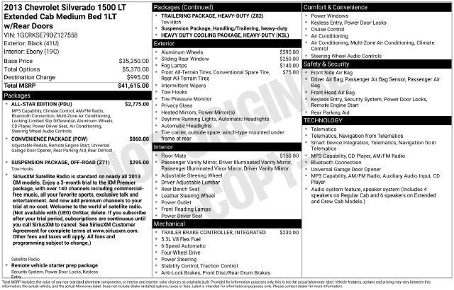 2013 Chevrolet Silverado 1500 LT