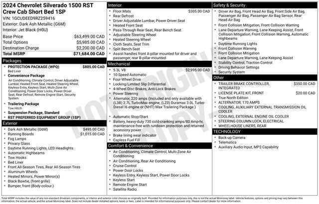 2024 Chevrolet Silverado 1500 RST