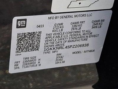 2023 GMC Acadia SLE