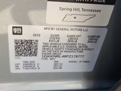 2023 GMC Acadia SLE