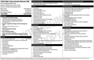 2025 GMC Yukon Denali Ultimate