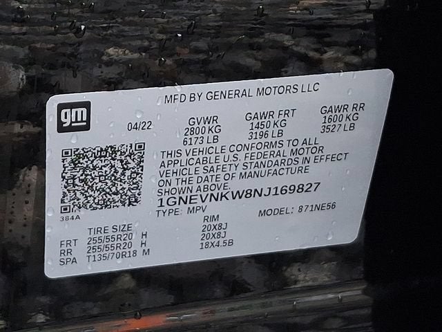 2022 Chevrolet Traverse High Country