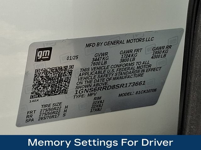 2025 Chevrolet Tahoe RST